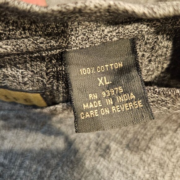 Naturalife Mens XL Gray V-Neck Sweater 100% Cotton Career office hipster dad - Picture 9 of 10